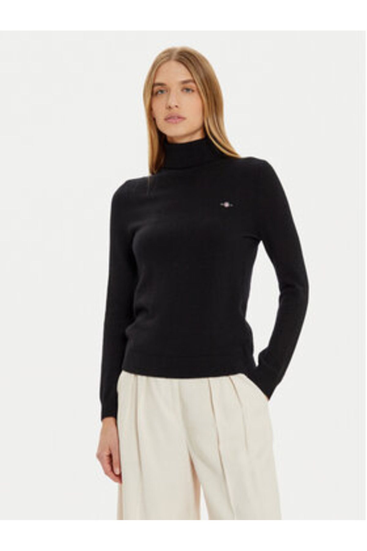 Gant-Women's Turtleneck 4805263 Black 2
