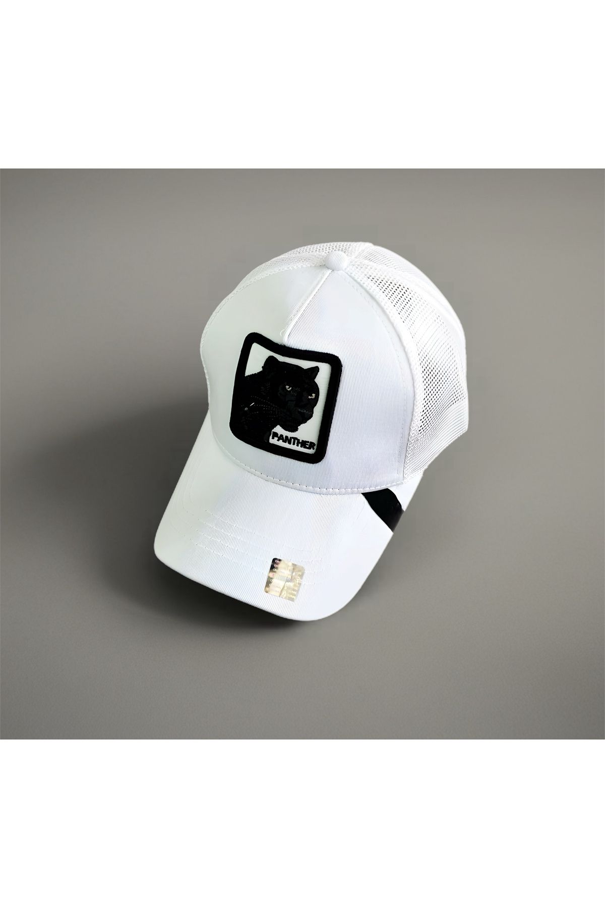 CapZone Spor Şapka Hayvan Model Unisex Şapka Beyaz Renk Ayarlanabilir