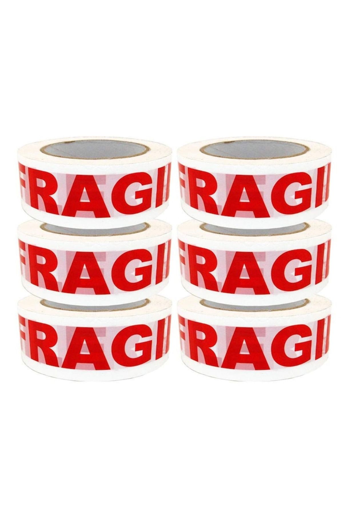 Ropet-Set 6 Role Banda Adeziva tip scotch, FRAGILE, 48 mm x 100 m 1