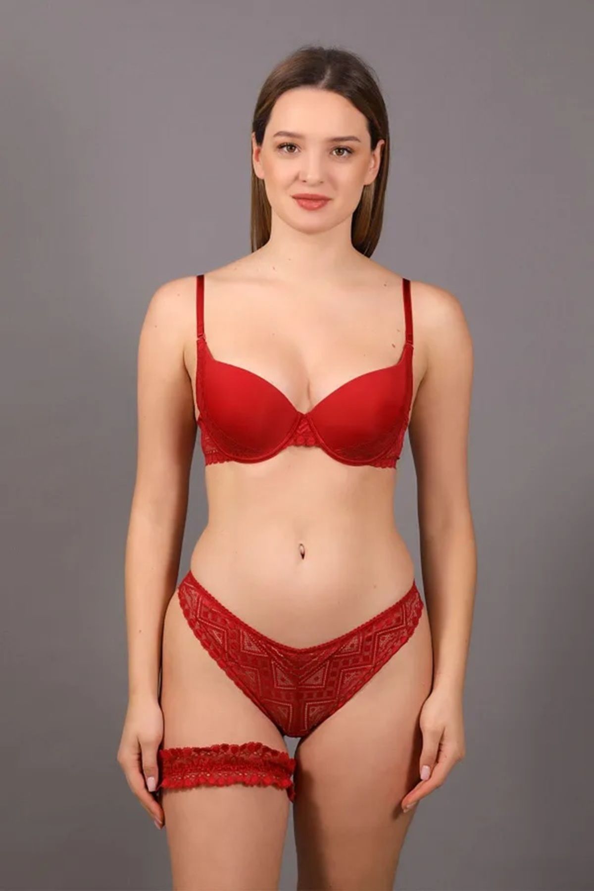 NEWBRA LINGERIE New Bra Soft Push Up Destekli Sütyen Takım 4155