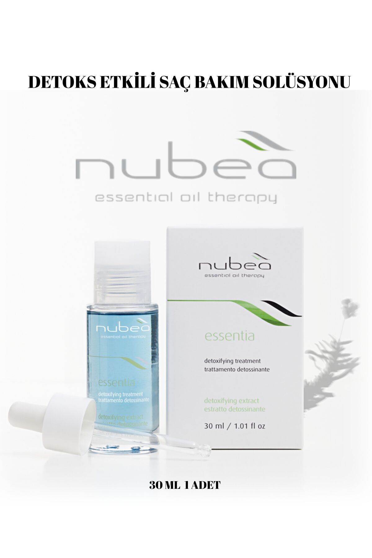 NUBEA Nubeà Essentia Detoksifiye Edici Saç Bakım Solüsyonu, Ekstrakt 30ml