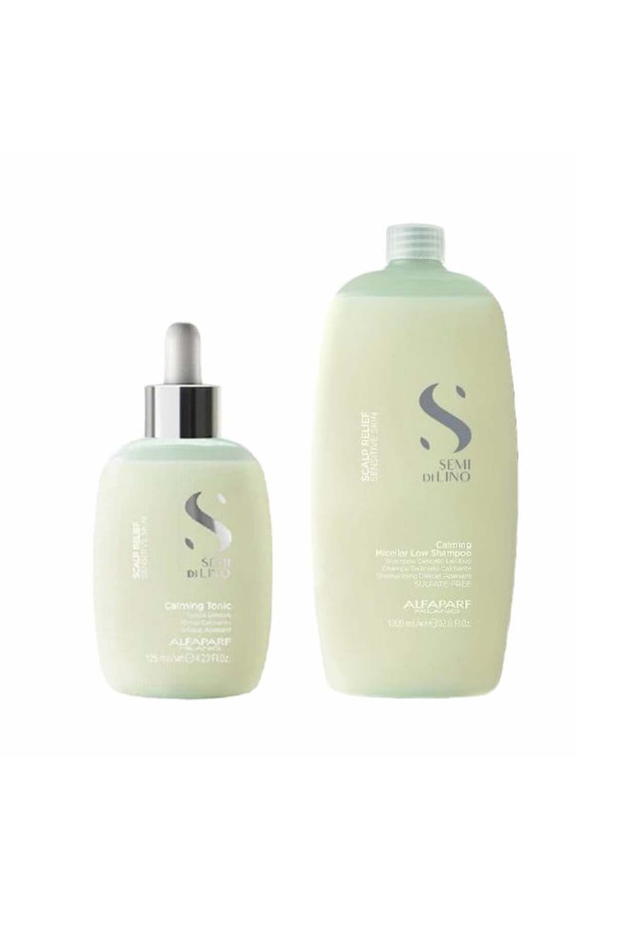 Alfaparf Milano-Set Scalp Sensibil Alfaparf Milano Șampon Calmant 1000 ml + Tonic Calmant 125 ml 1