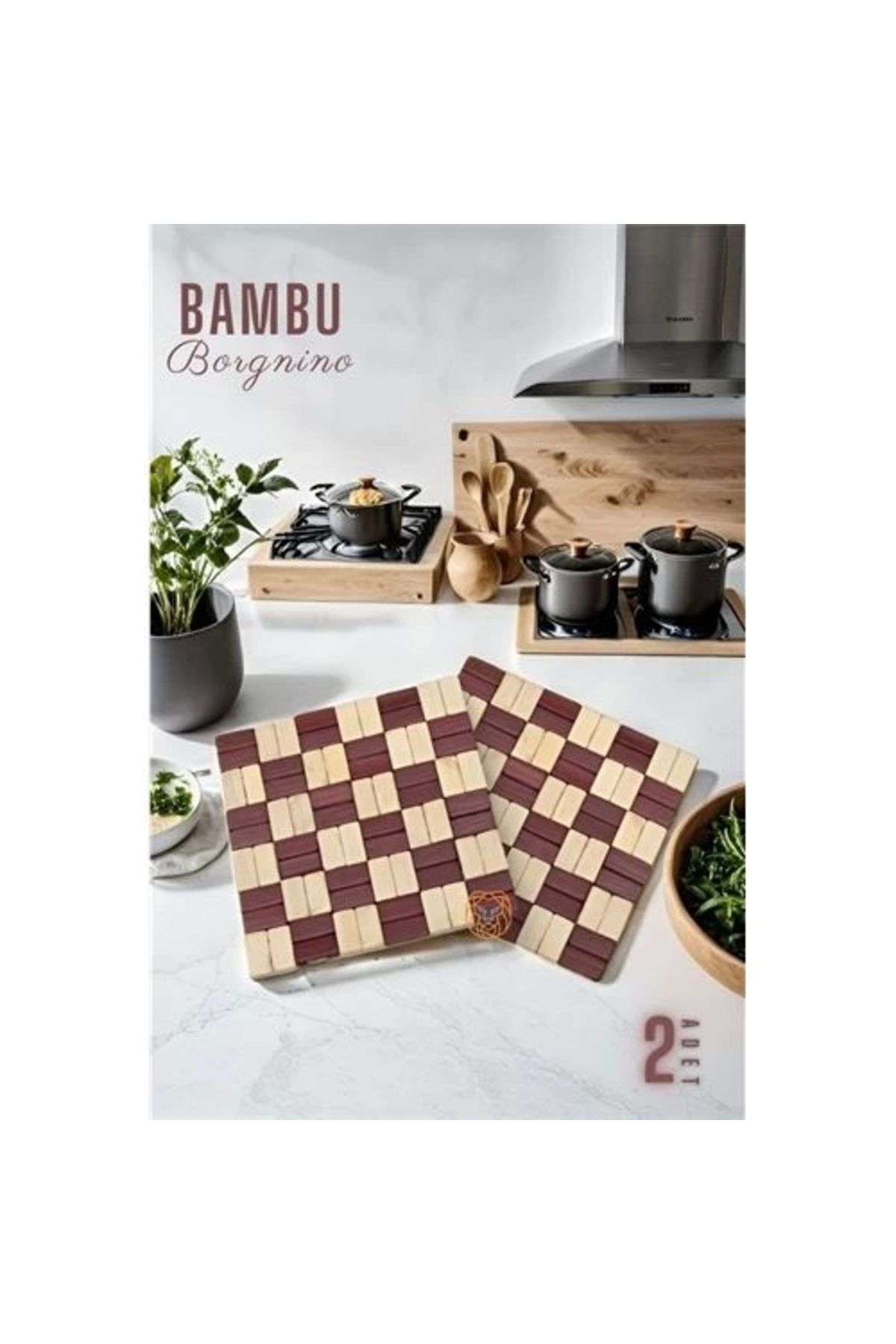 No8 Home Bambu Nihale 2 Adet Borgnino Design