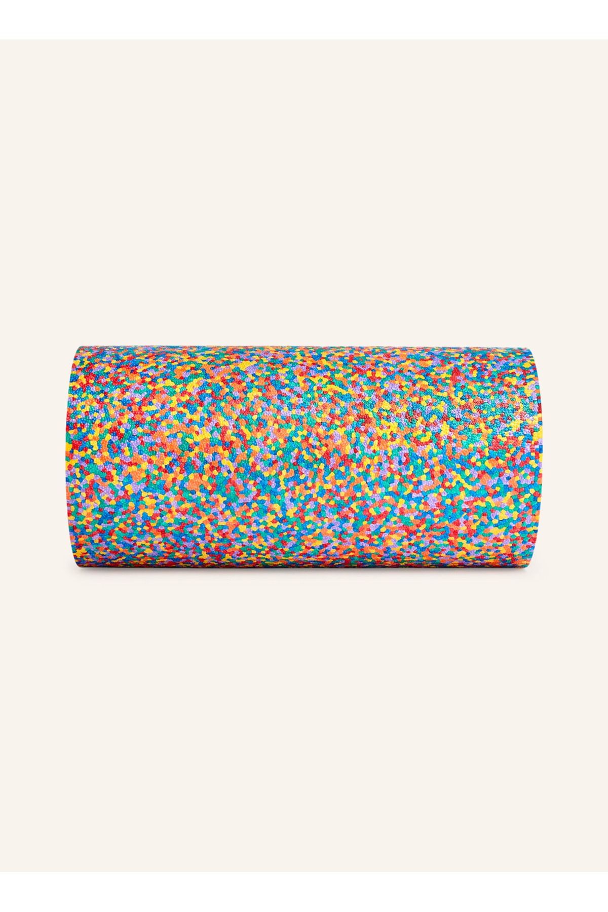 Blackroll Standart Gökkuşağı Fasya Silindiri, Orta Sertlikte Masaj ve Egzersiz Rulosu (30x15 cm)