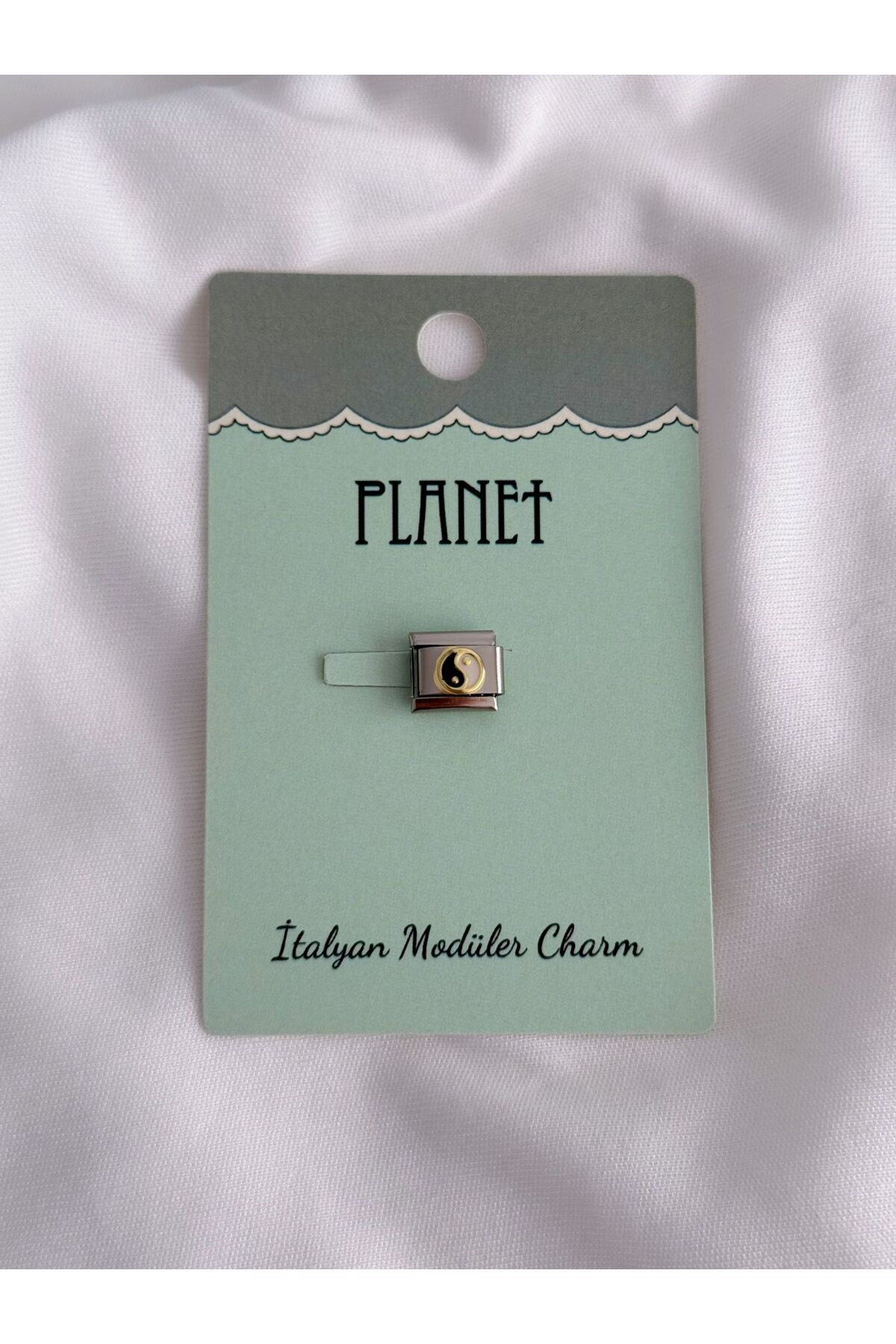 Planet Butik YingYang Kartlı İtalyan Charm