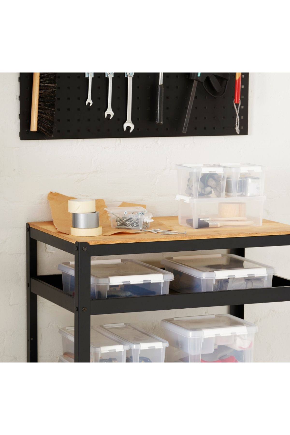 Orthex-Storage and organization box, with lid, SmartStore Home 14, BPA-free plastic, 40x30x11 cm 6