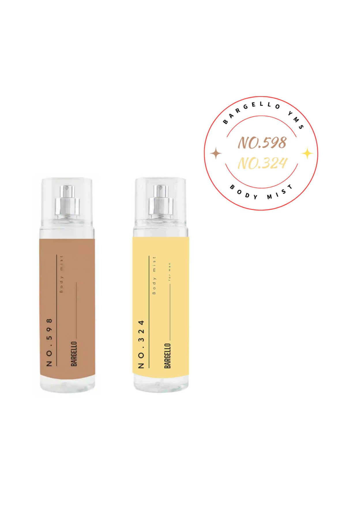Bargello NO.598 Erkek ve NO.324 Kadın 210 Ml Body Mist