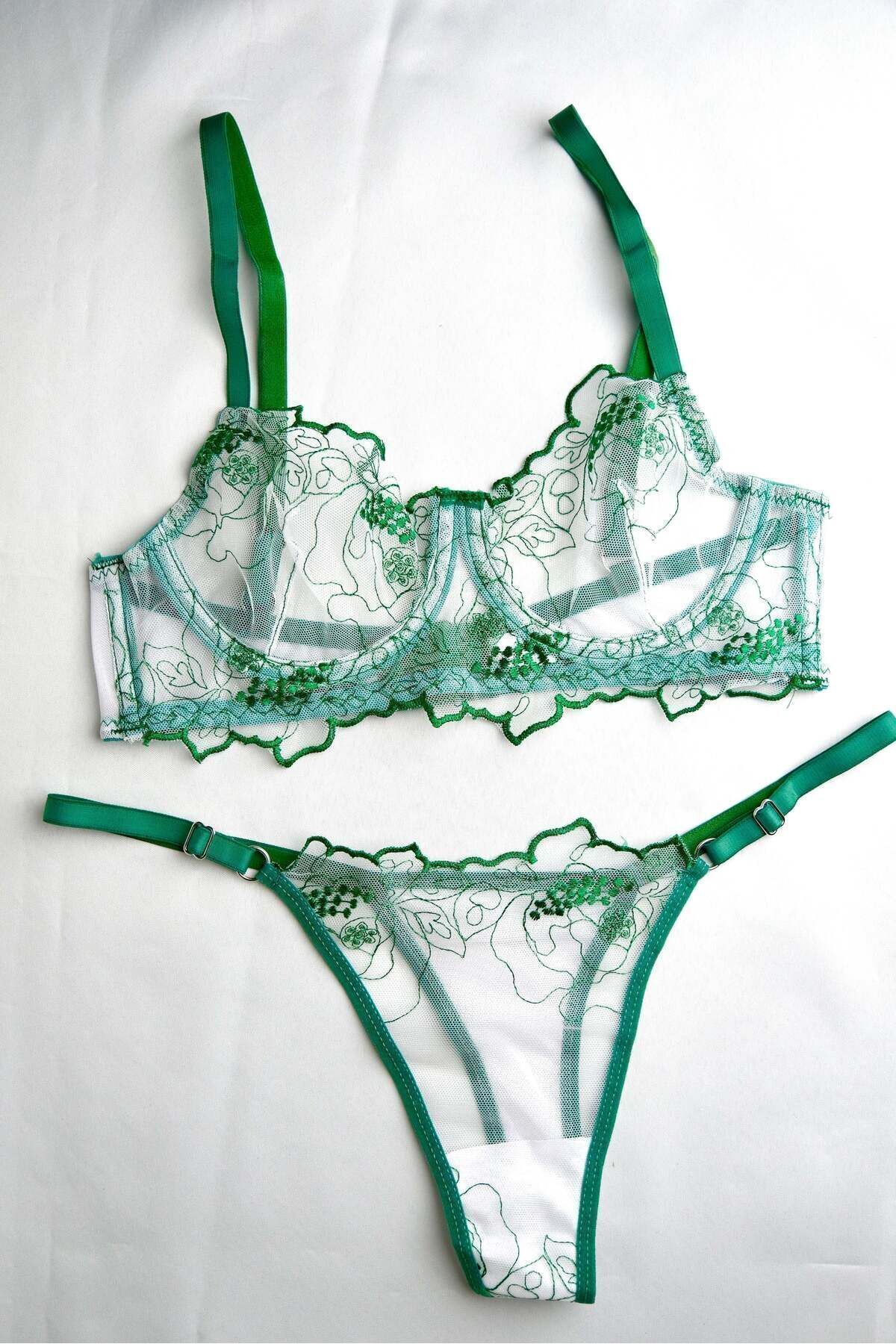 Starlett Moda Dantelli Bralet Takım (Sütyen&Tanga)