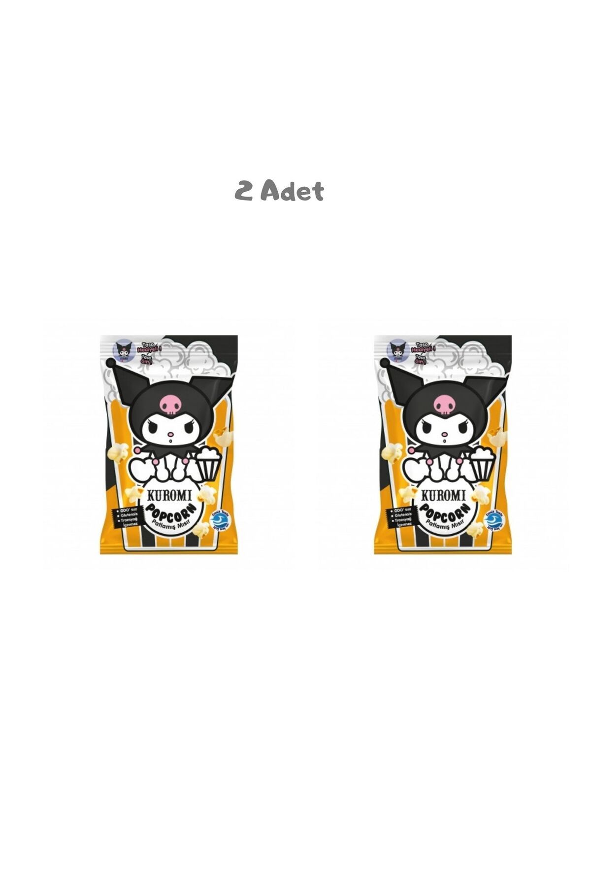 kuromi Sade Patlamış Mısır 60g 2 Adet