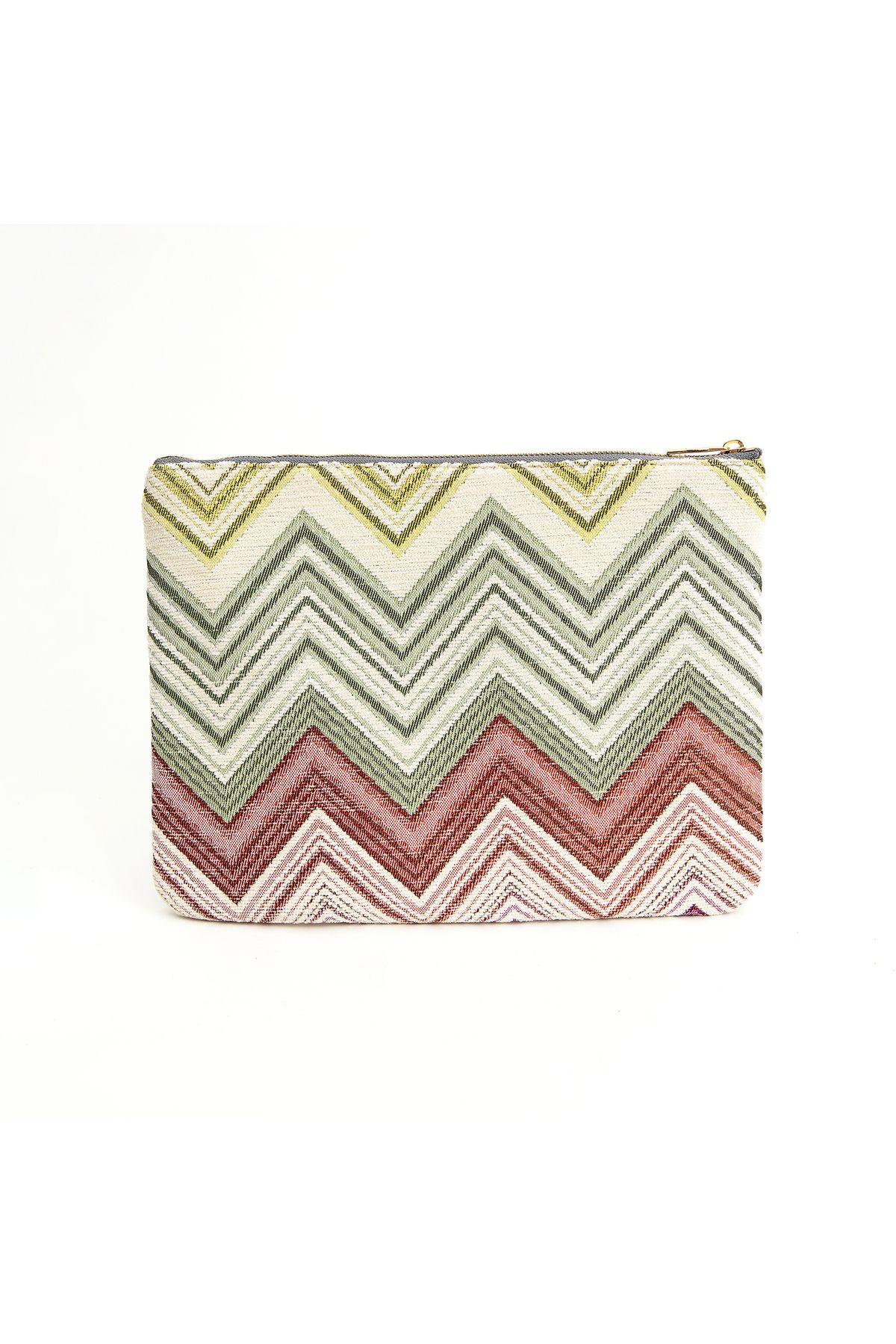 VIVION Zigzag Clutch Çanta