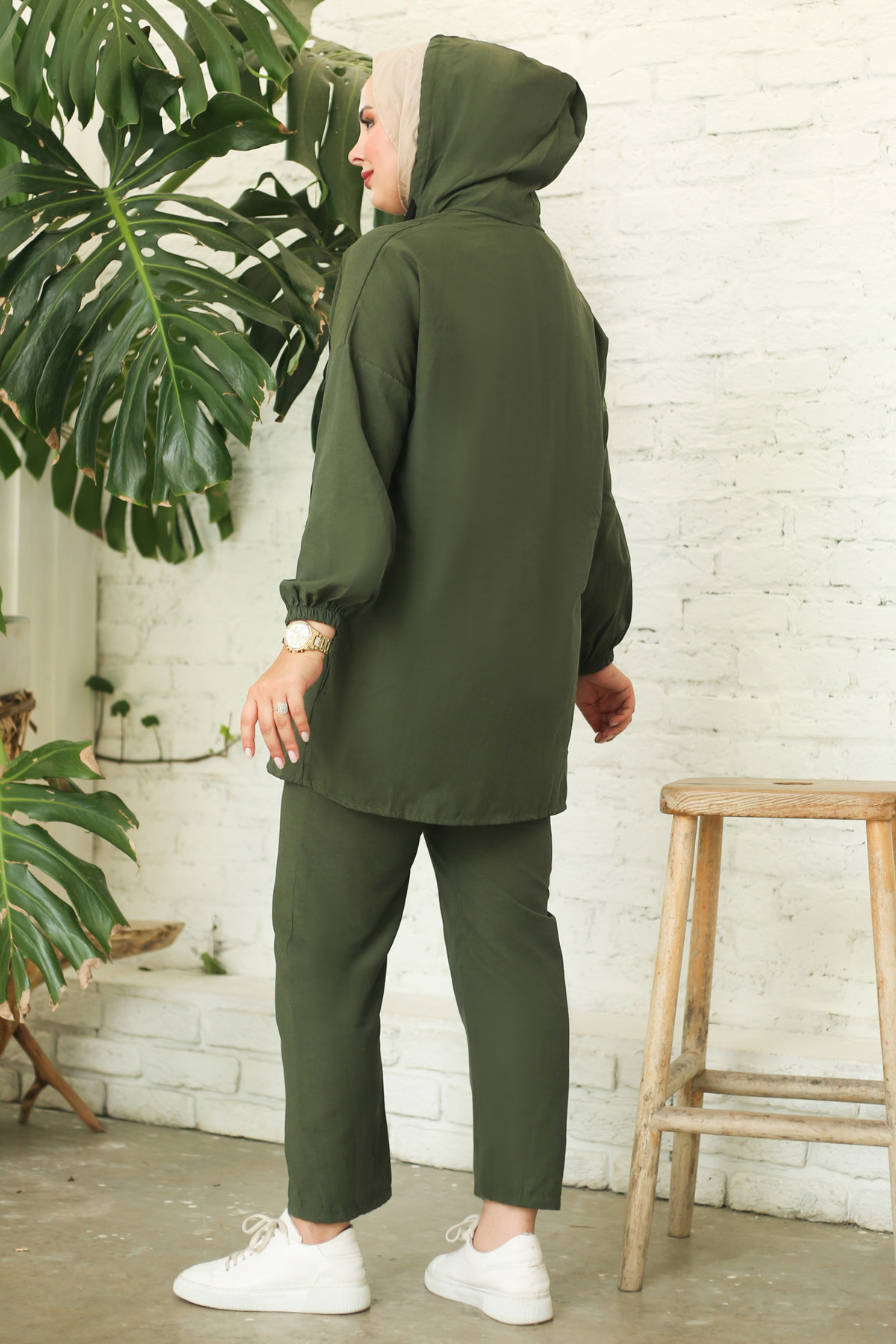 TOFİSA-Khaki tunika+nadrág - 13020 4