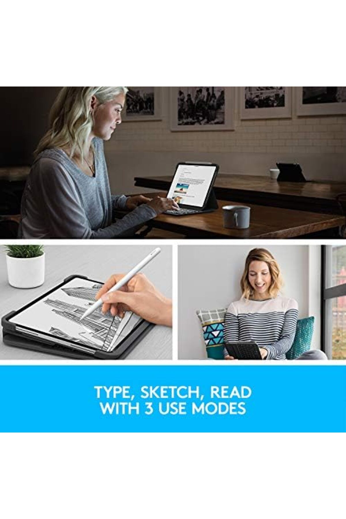 logitech-Bluetooth Keyboard Graphite 8