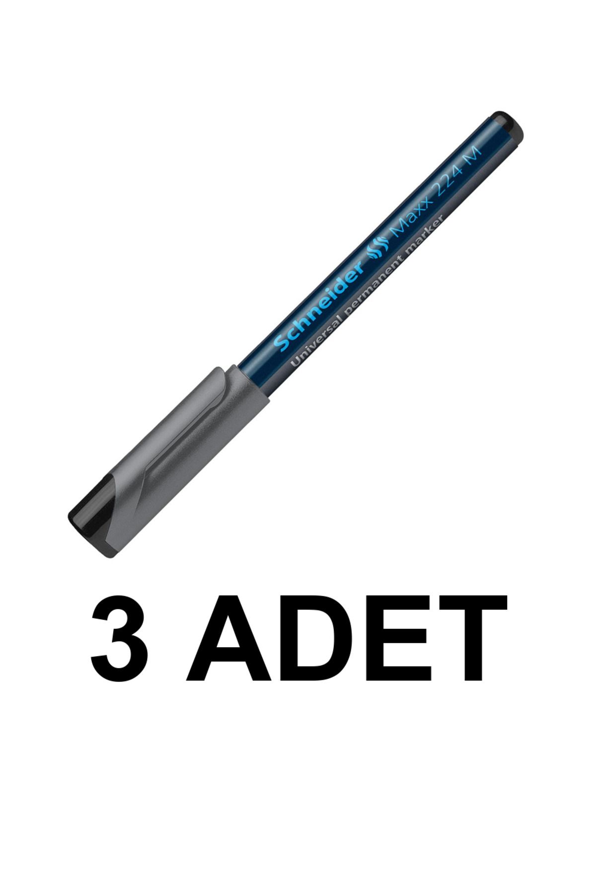 Schneiders 3 ADET ASETAT KALEMİ MAXX 224 M UÇ SİYAH SCP10