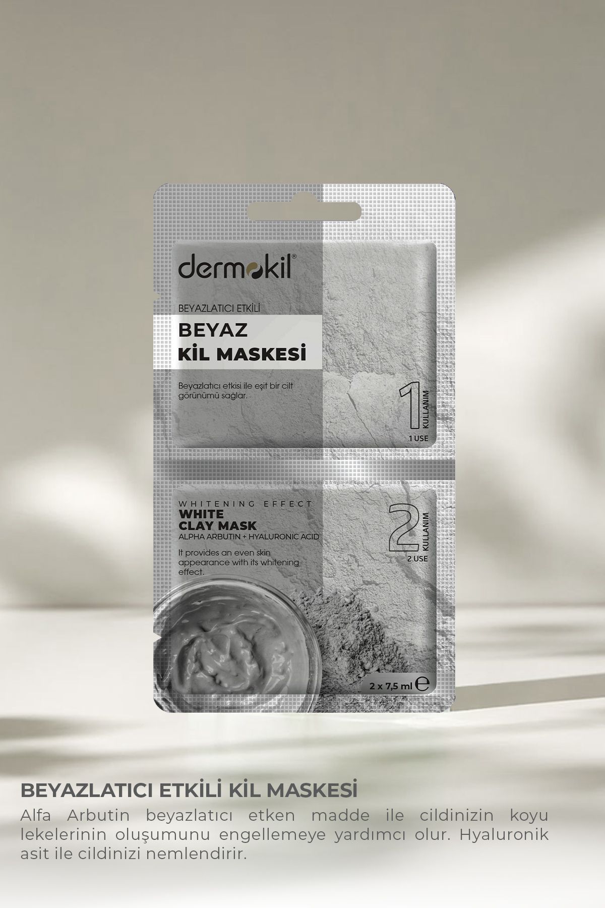Dermokil-Whitening Effective Clay Mask 2X7.5 3