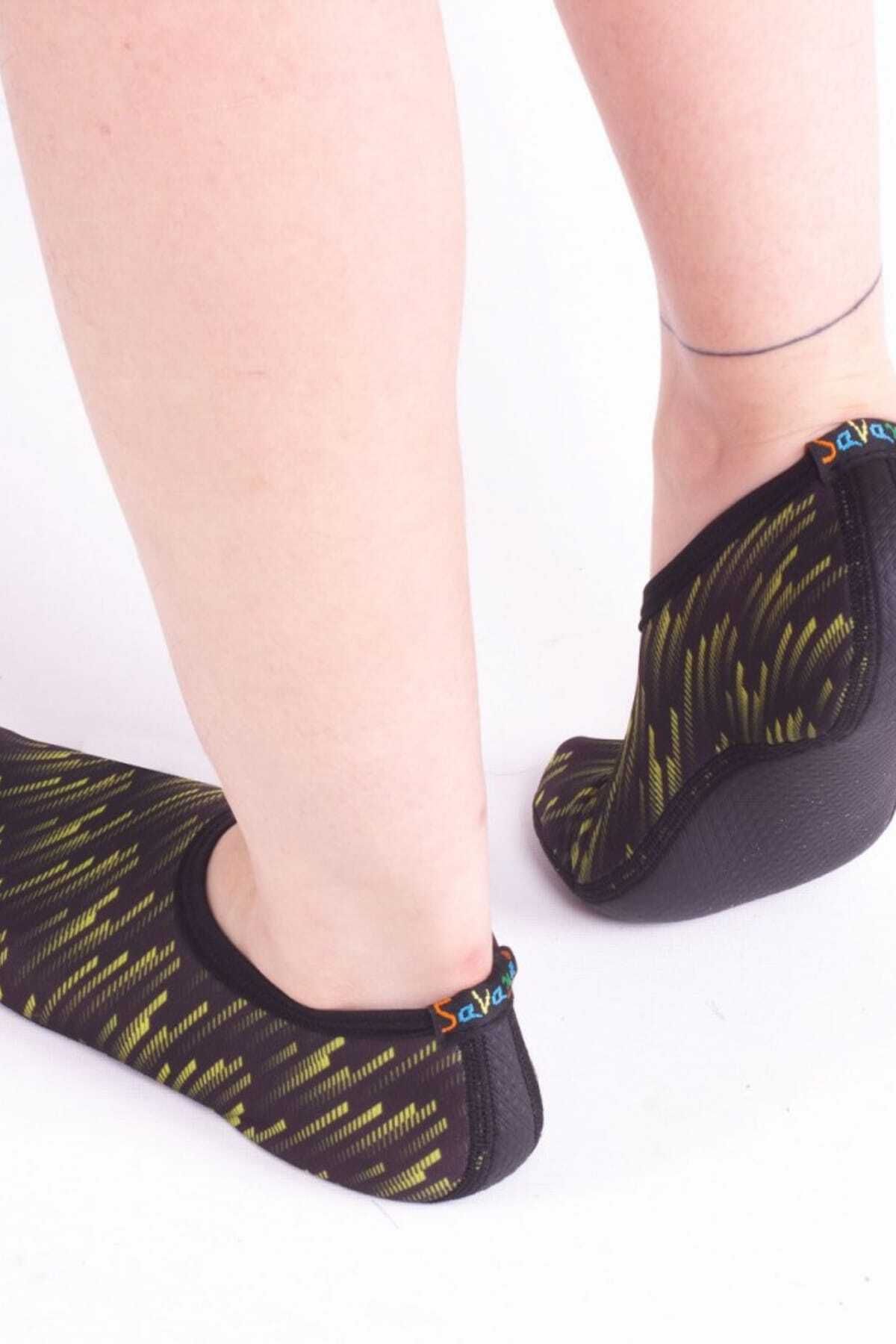 Savana-Κίτρινη κουκκίδα Unisex Sea Shoes sarınoktalı2019 6