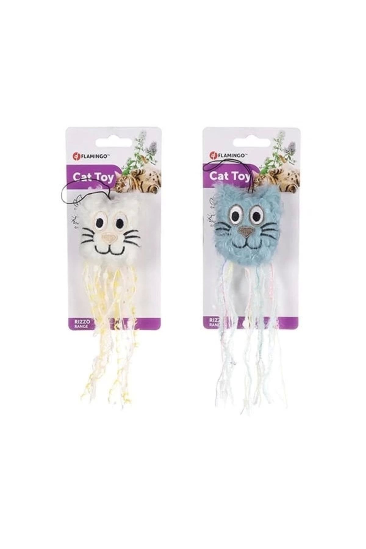 No8 Home Flamingo Rizzo Kedi Şeklinde Peluş Kedi Oyuncağı 21 Cm