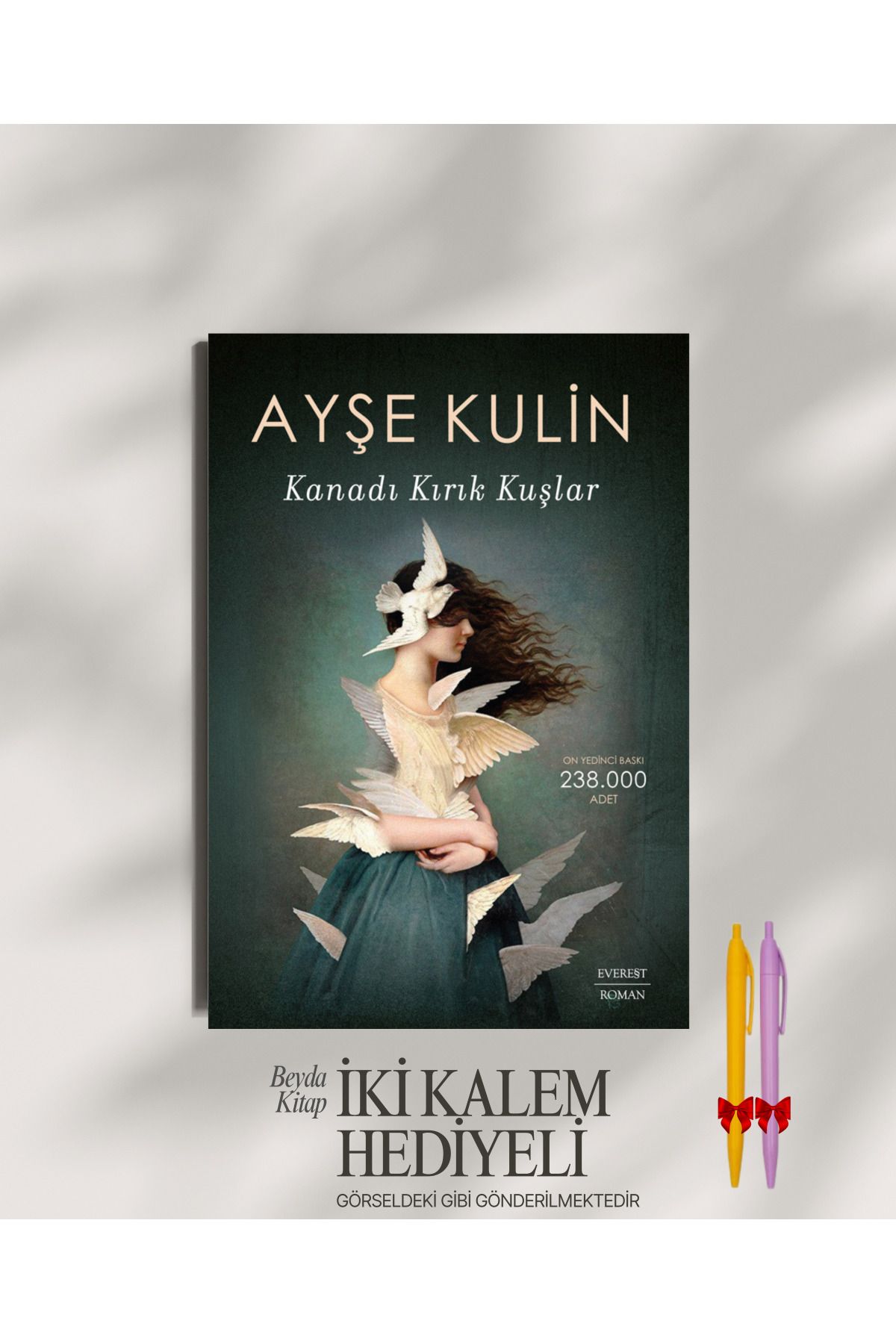 Everest Yayınları Kanadı Kırık Kuşlar - Ayşe Kulin - İki Kalem Hediyeli - KULY32
