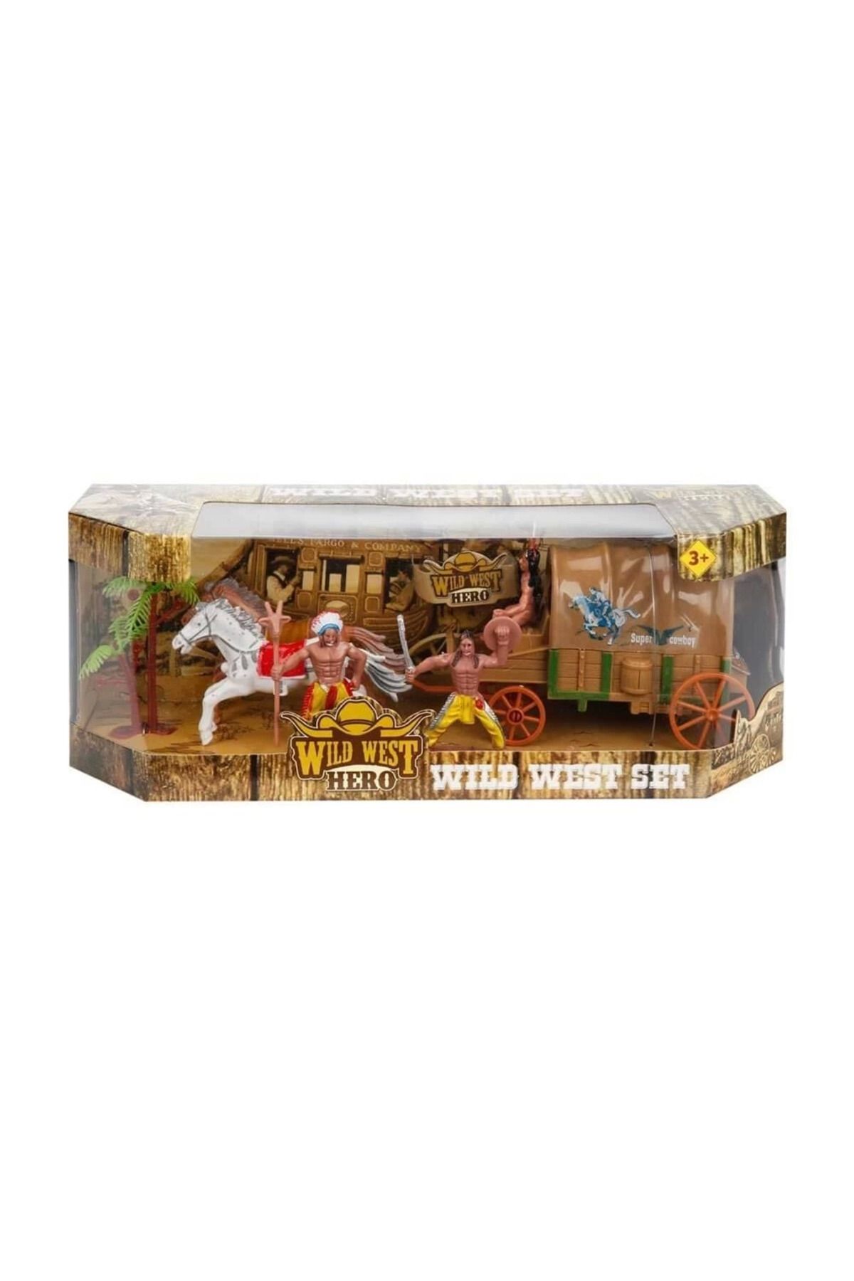 gizmurstore S00077116 Kovboy Oyun Set - Kızılderili At -1 Adet Stokta Olan Gönderilir