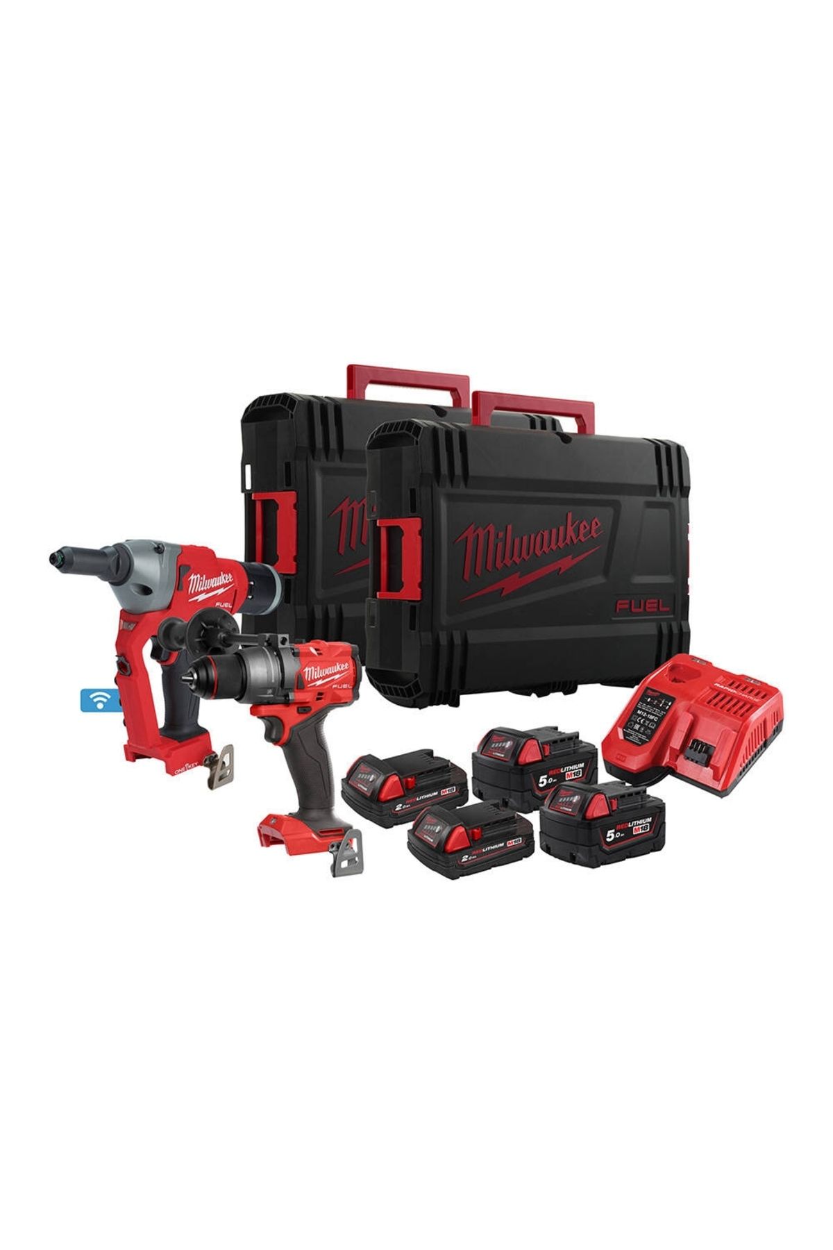 Milwaukee M18 FPP2G3-524XEU Akülü Set (M18 ONEFPRT-M18 FDD3)