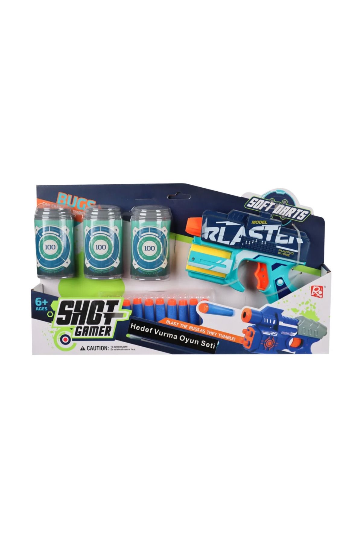 KAKTÜS JACK Hedefli Dart Tabancası 19 cm