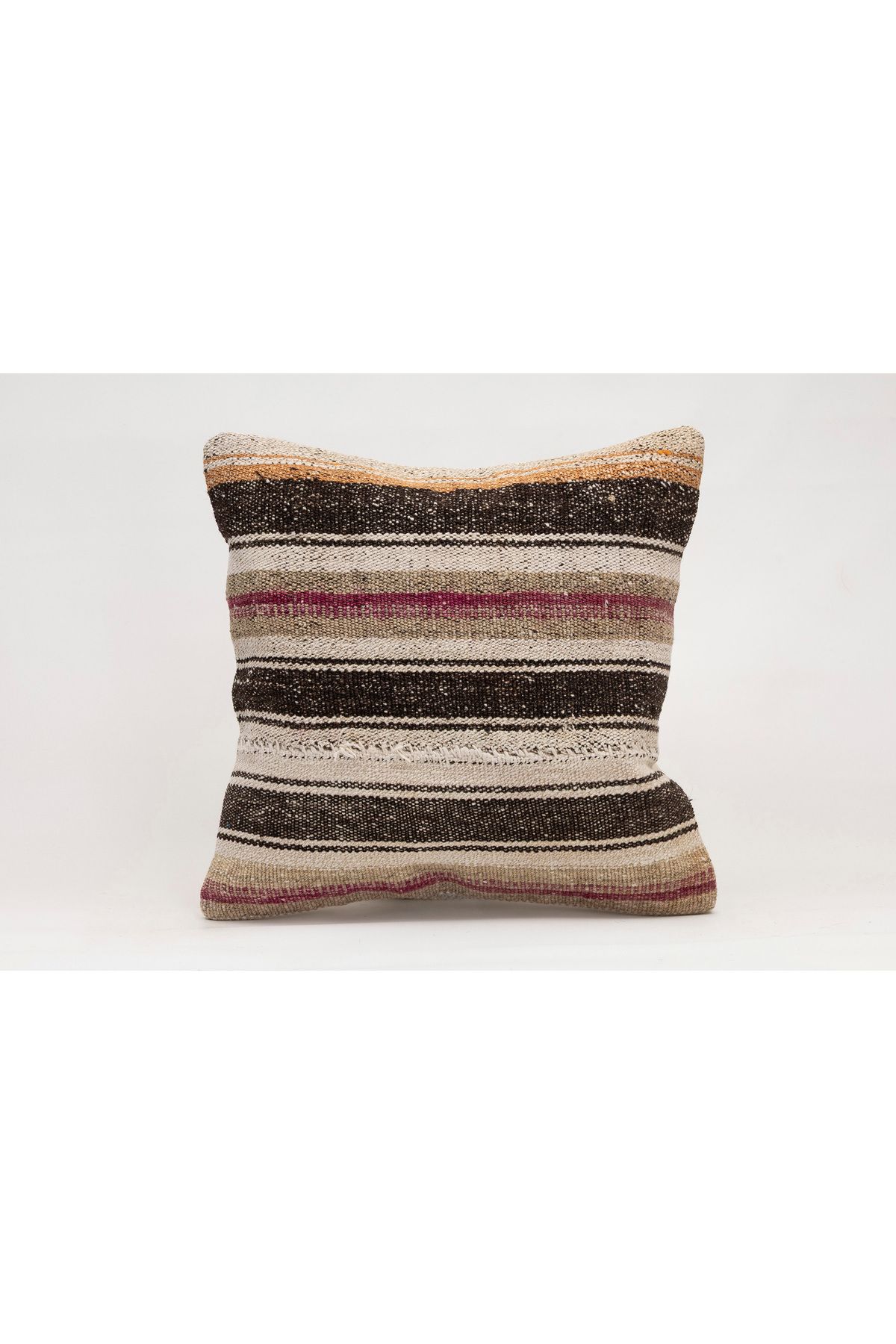 Kilim Whole Sale El Yapımı Kilim'den Yapılmış Vintage Kırlent Kılıfı, Yün, 40x40 Cm