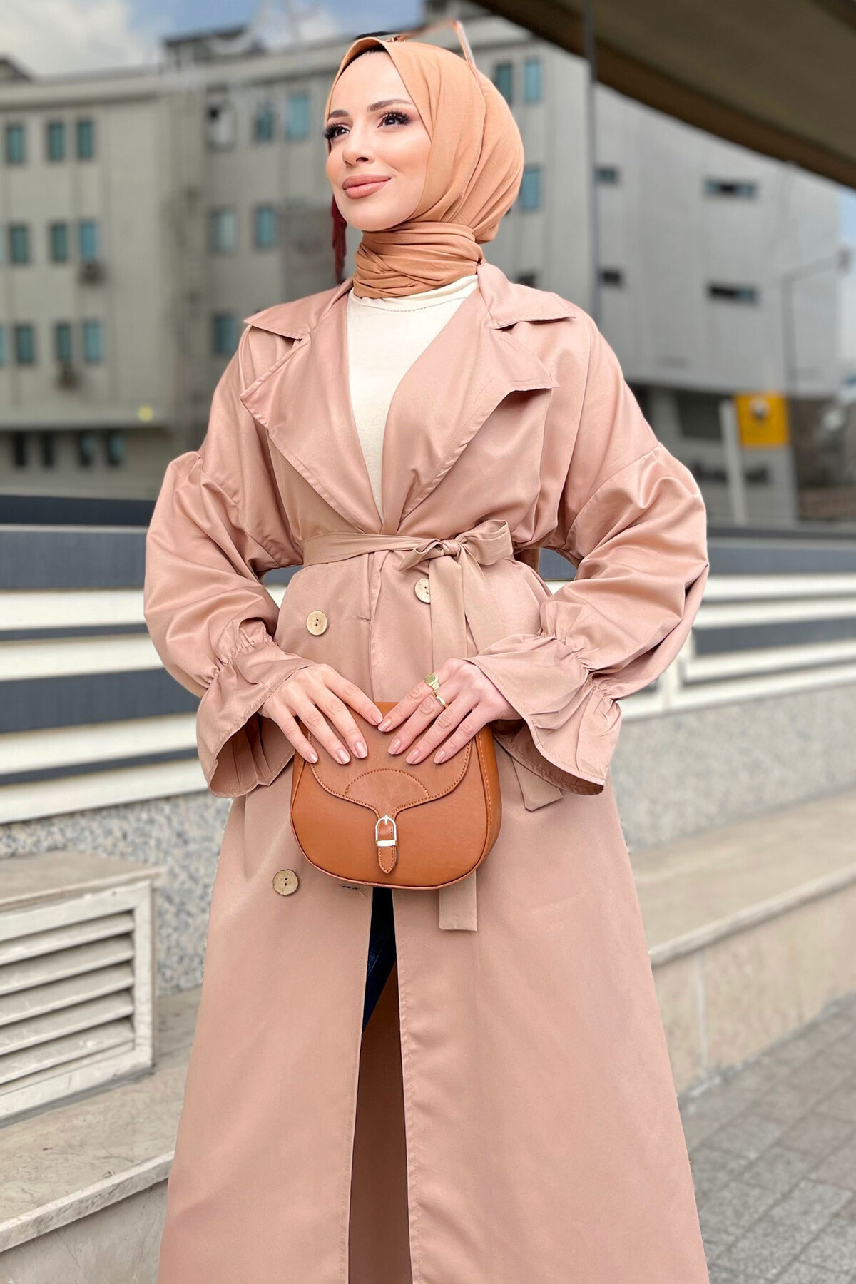 TOFİSA-Trench Mink - 11452 7