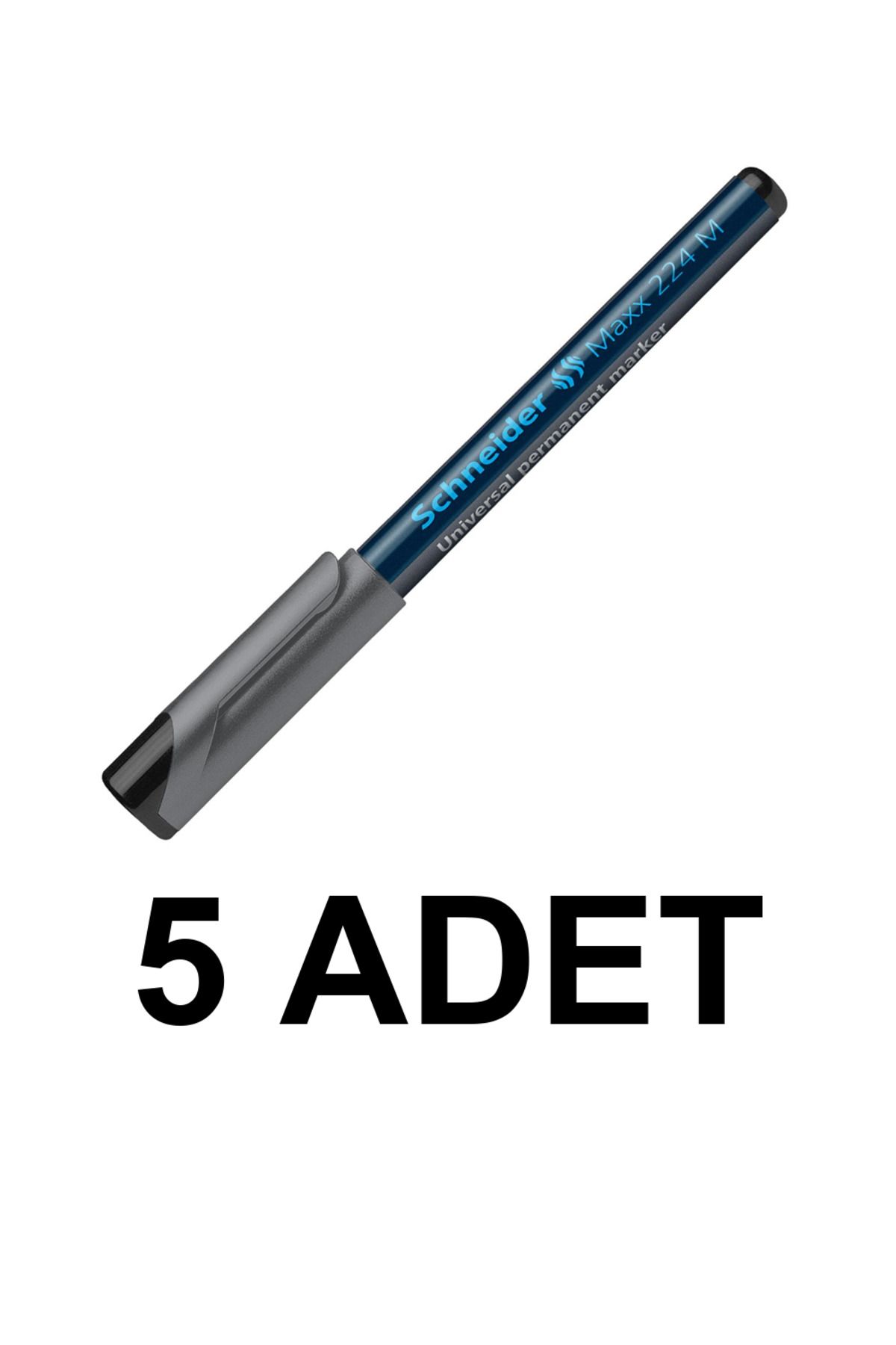 Schneiders 5 ADET ASETAT KALEMİ MAXX 224 M UÇ SİYAH SCP10