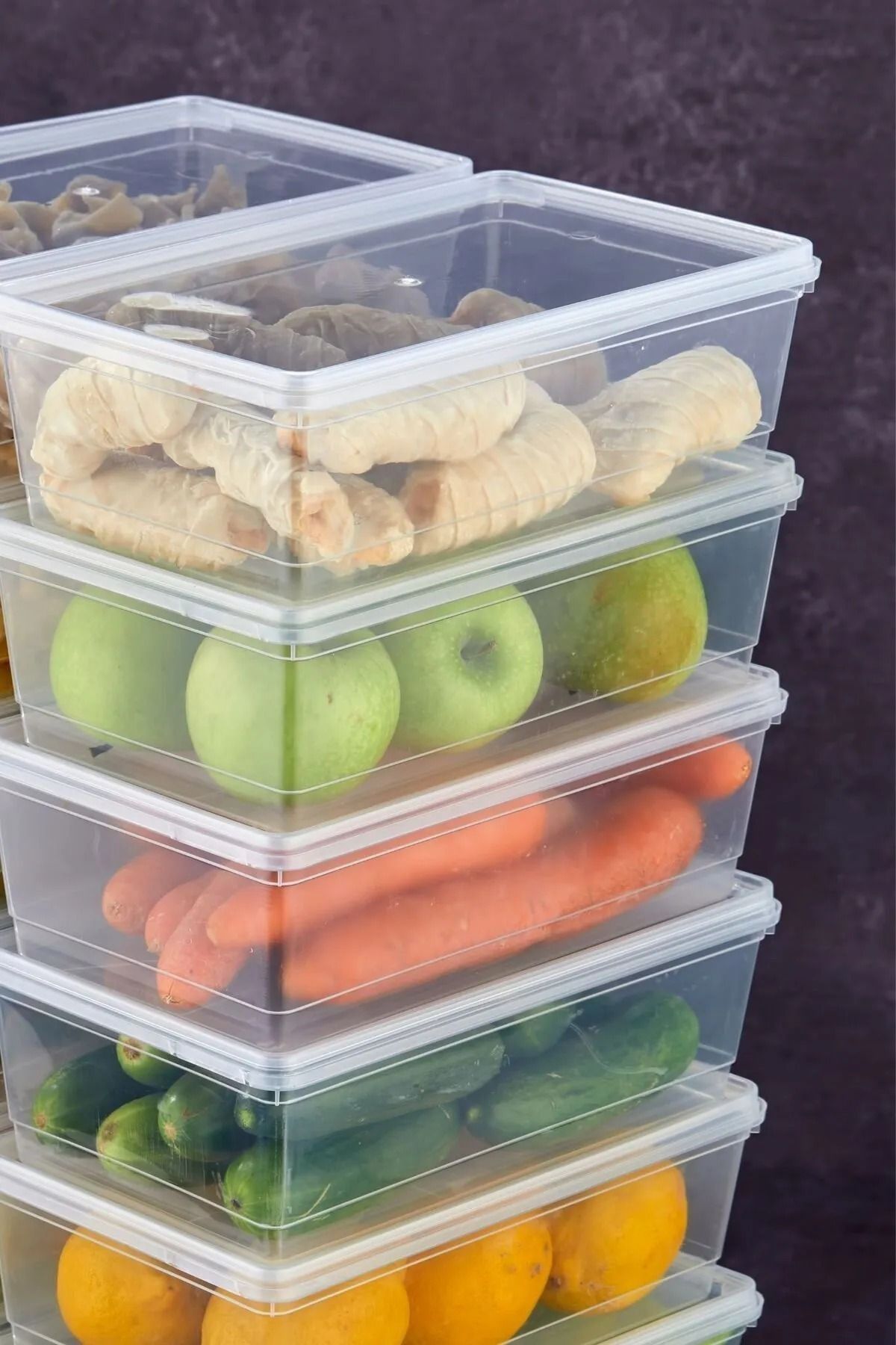 Plodna House-2 Liters 20 Pieces Air Tight Self-Covered Deep Freezer Storage Container Net 1500ml 2