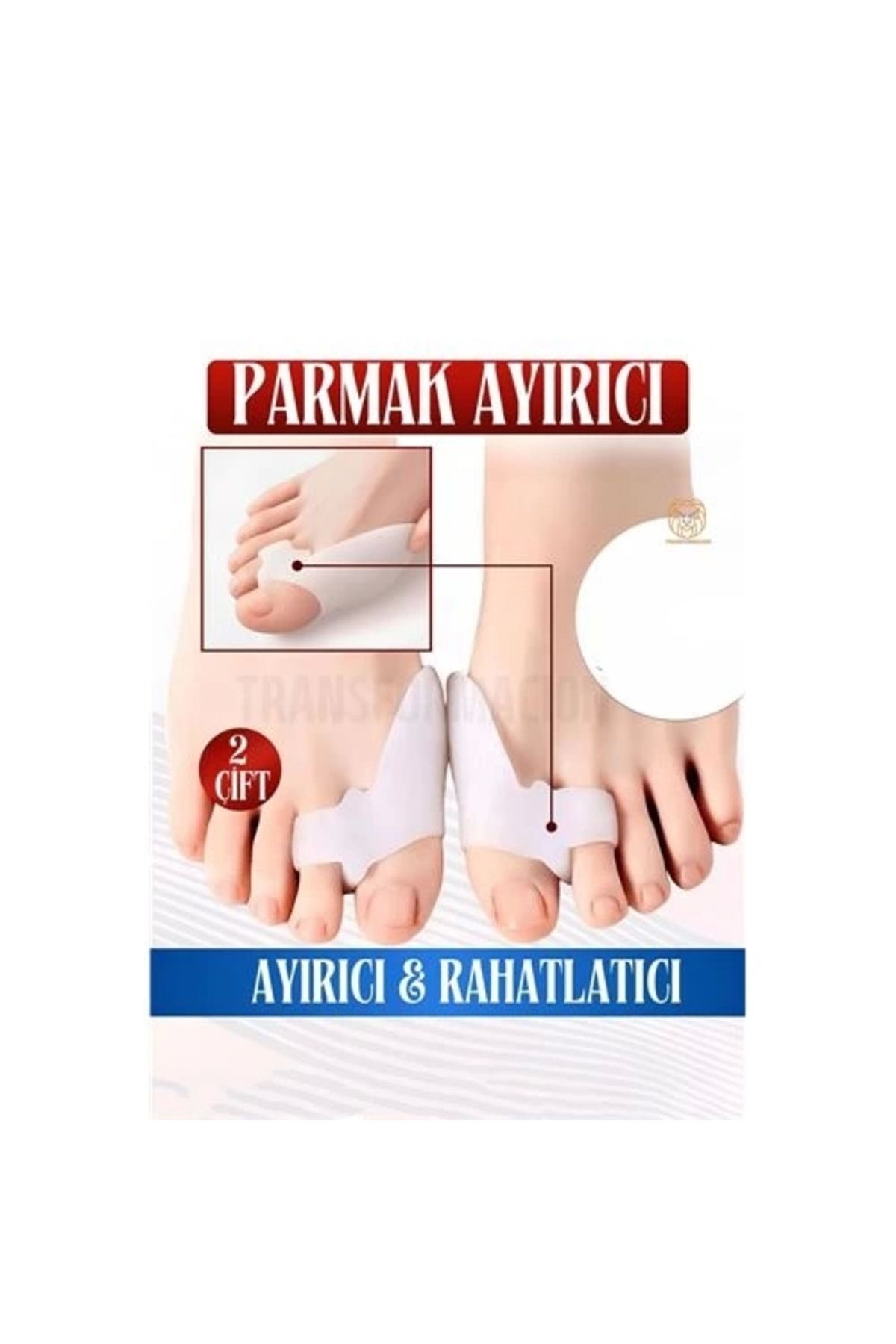 No8 Home Baş Parmak Parmak Ayırıcı ve Rahatlatıcı 2 ÇİFT