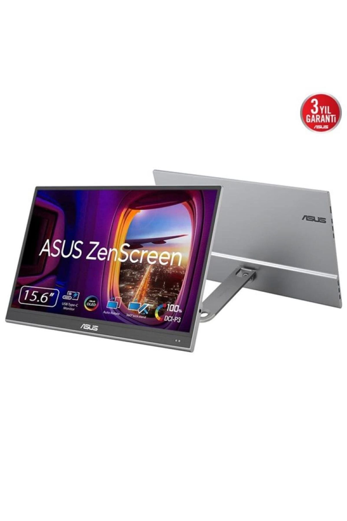 PolarBear Lab 15.6 Oled Zenscreen Mq16Ahe 1Ms 60Hz Mhdmi-Type-C Taşinabilir Monitör