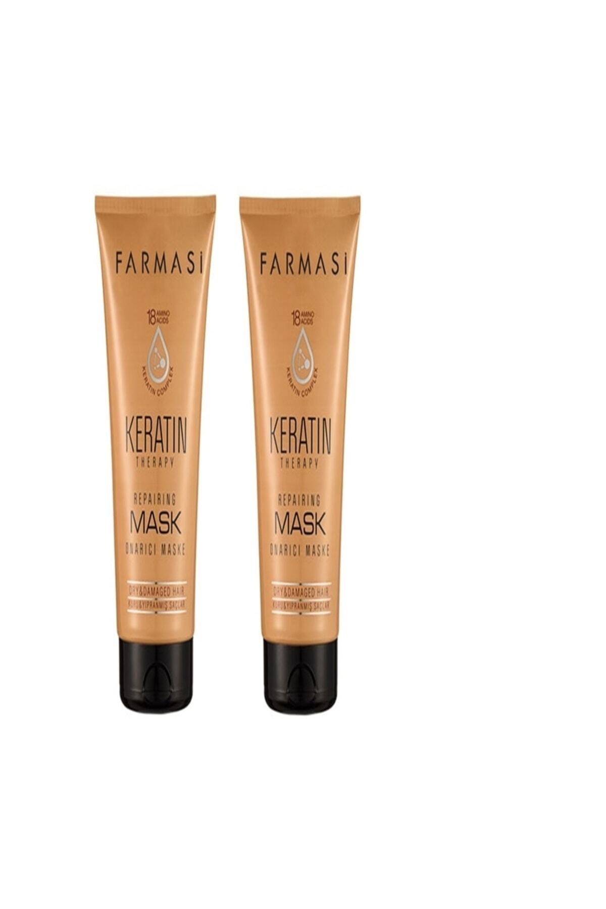 Keratin Therapy Onarıcı Maske 200 Ml 2li — sacmaske — تصویر 2 از 2