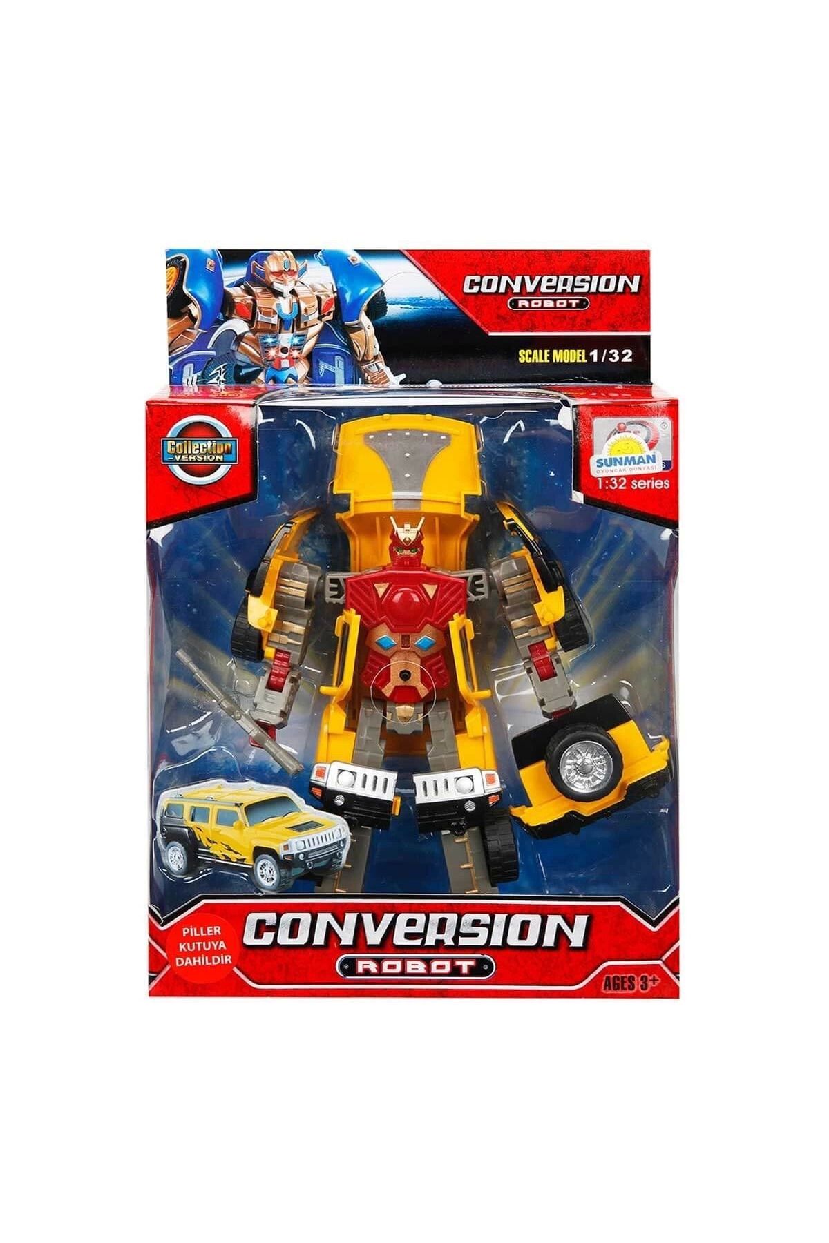 AC BOX-81234 Sunman, 1:32 Transformable Robot with Sound and Light 3