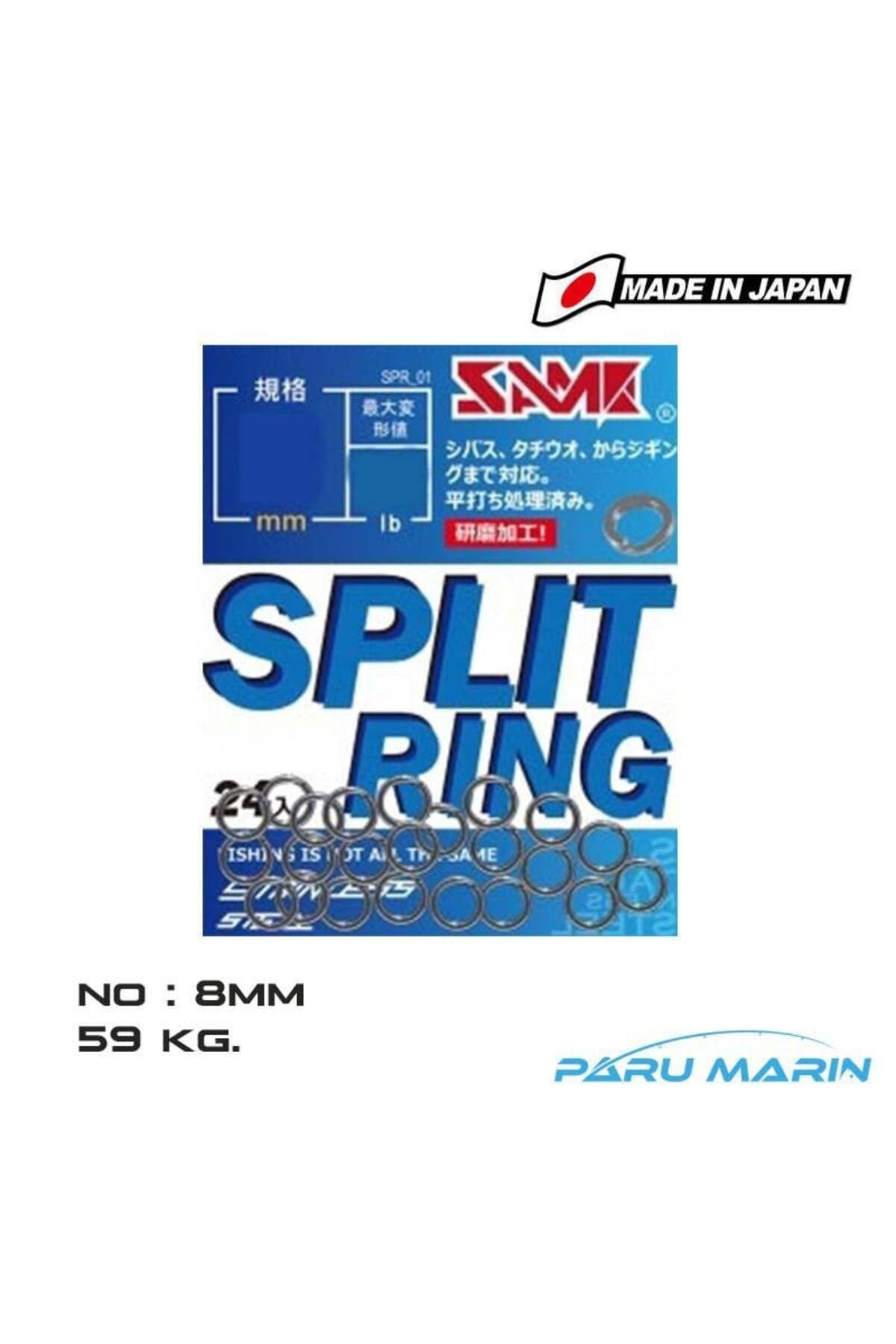 SAME FISHING Same Split Ring No:8 , (59 kg.)