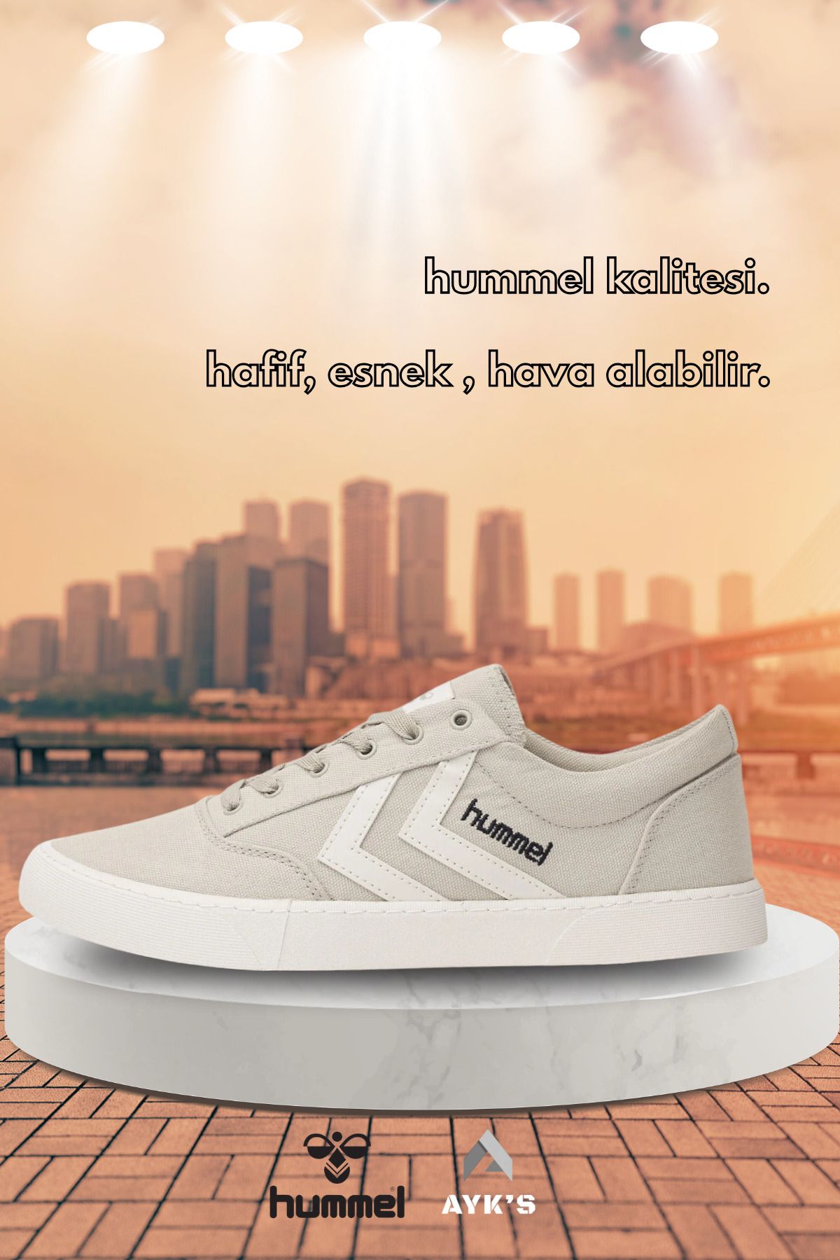 hummel Gri Tekstil Unisex Spor Ayakkabı Hml