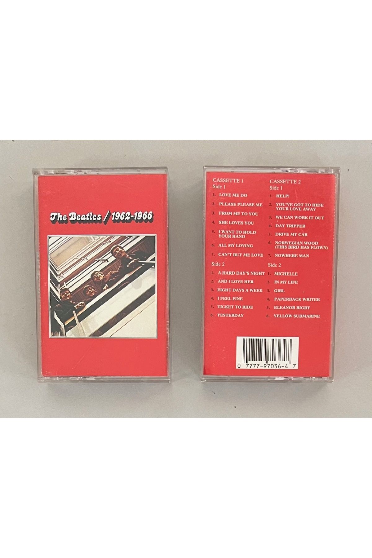 Plakevi İzmir The Beatles 1962-1966 2 Kasetlik Nadir Bulunan Set ( Dönem Baskı Çift Kaset)