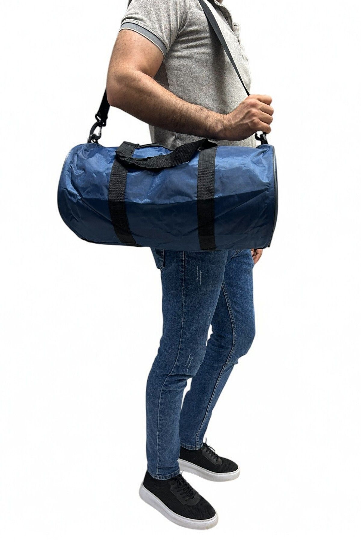 By Sabit Unisex Geniş Hacimli Seyahat Antrenman Gym Fitness Spor Çantası