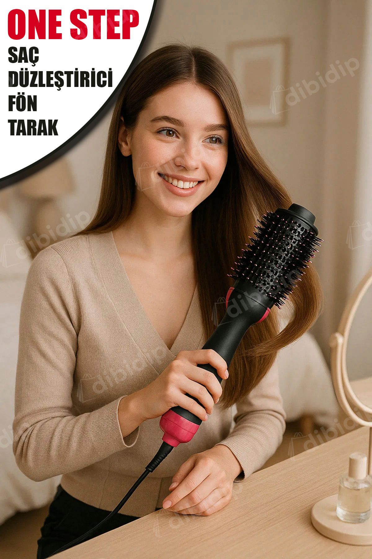 CMT 💁ONE STEP SAÇ DÜZLEŞTİRİCİ FÖN TARAK