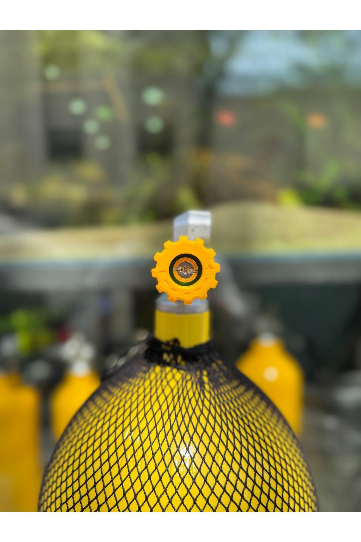 قطعه سیلندر غواصی RFT SCUBA WALVE HAND WHEEL TOKMAK NITROX teknotrust