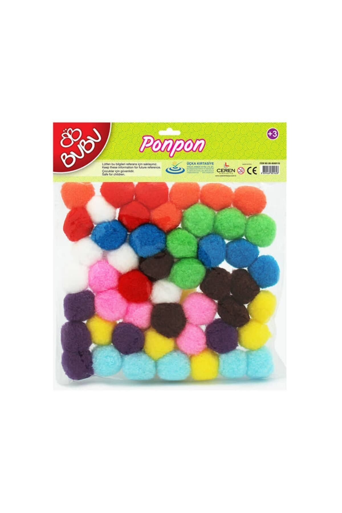 Bubu Bu-Bu Pon Pon Karışık 60 Lı Hs0025