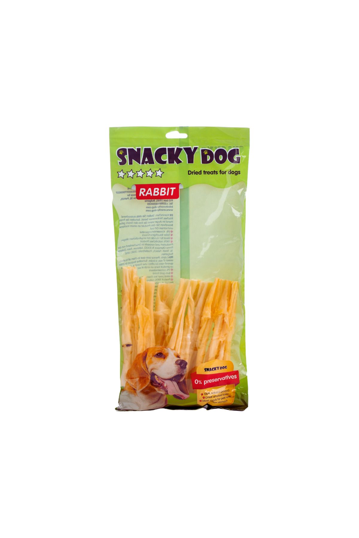 Snacky Dog-Natural Dog Treats Pack of 3 x Rabbit Sticks - Snacky Dog 5