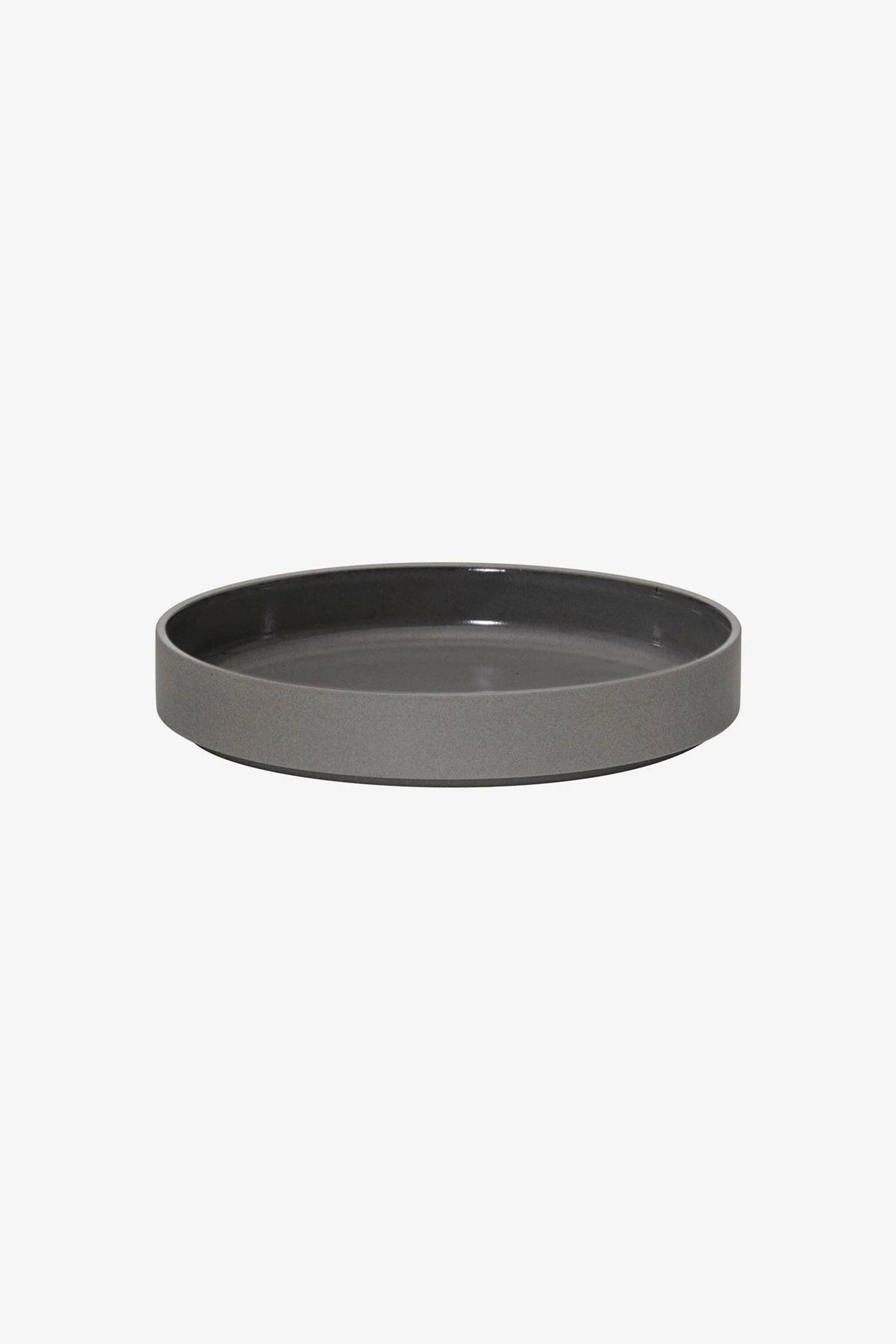 HASAMI PORCELAIN 220 mm Koyu Gri Kase Japon Modüler Seramik Çok Amaçlı Kase