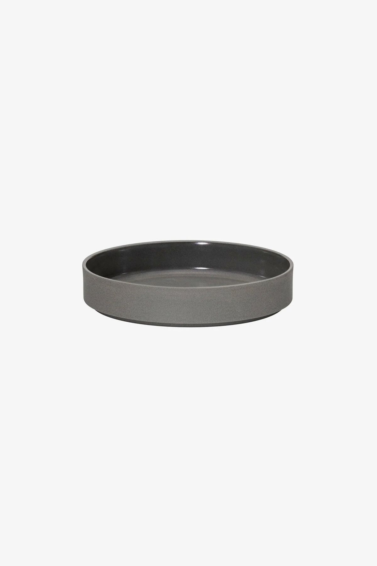 HASAMI PORCELAIN 185 mm Koyu Gri Kase İnce Tasarım Çok Amaçlı Seramik Kase