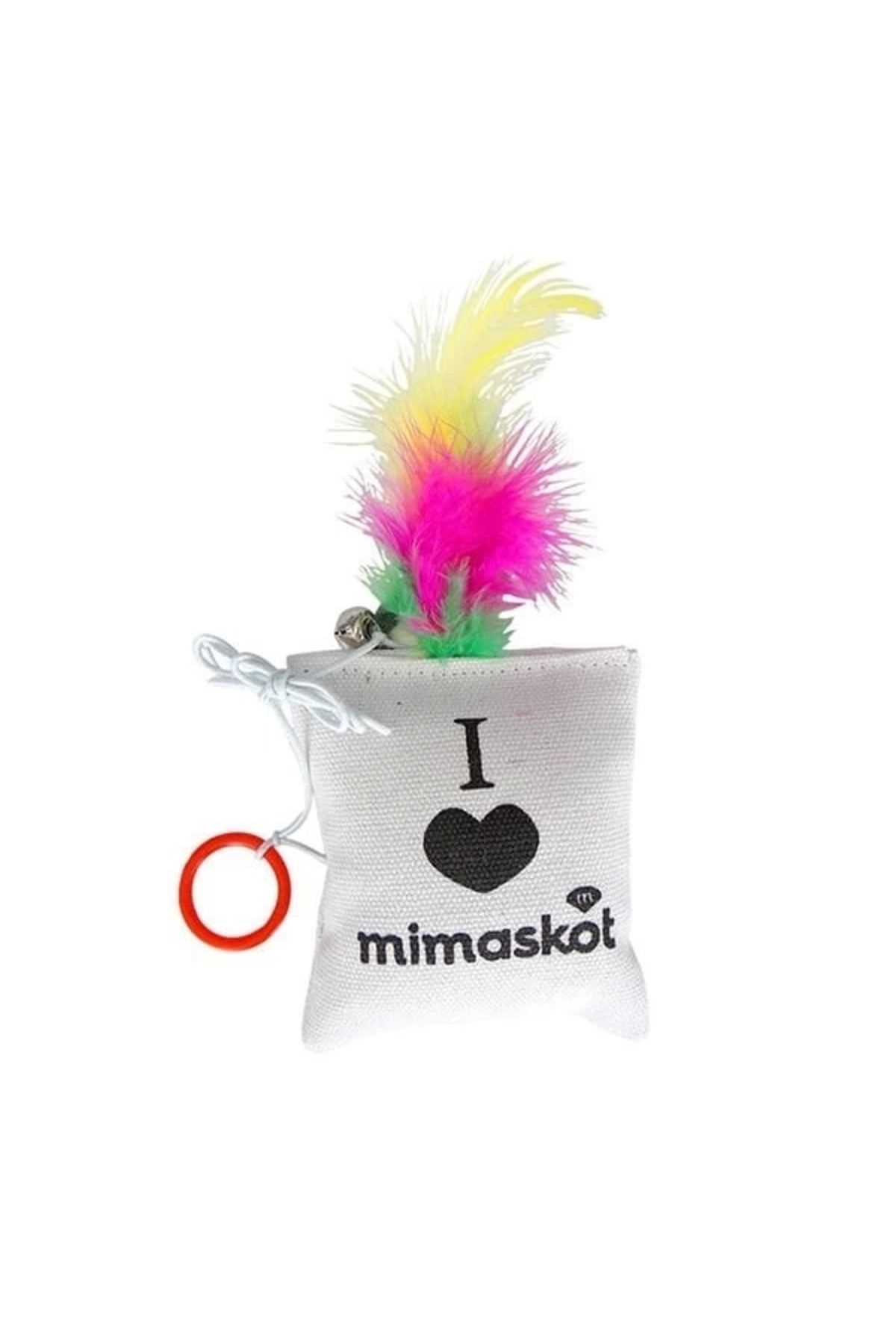 No8 Home Eastland Parmağa Takılan Tüylü Peluş Kedi Oyuncağı 8x9 Cm