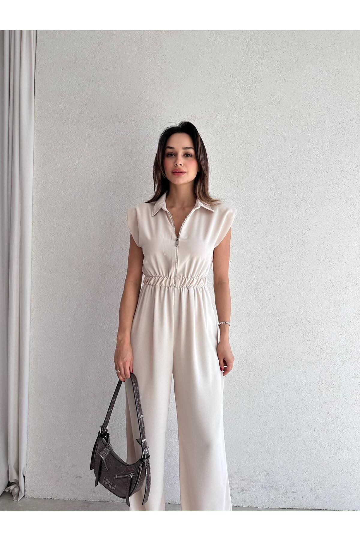Mooi Butik LAVİA Tulum 4548 - Krem