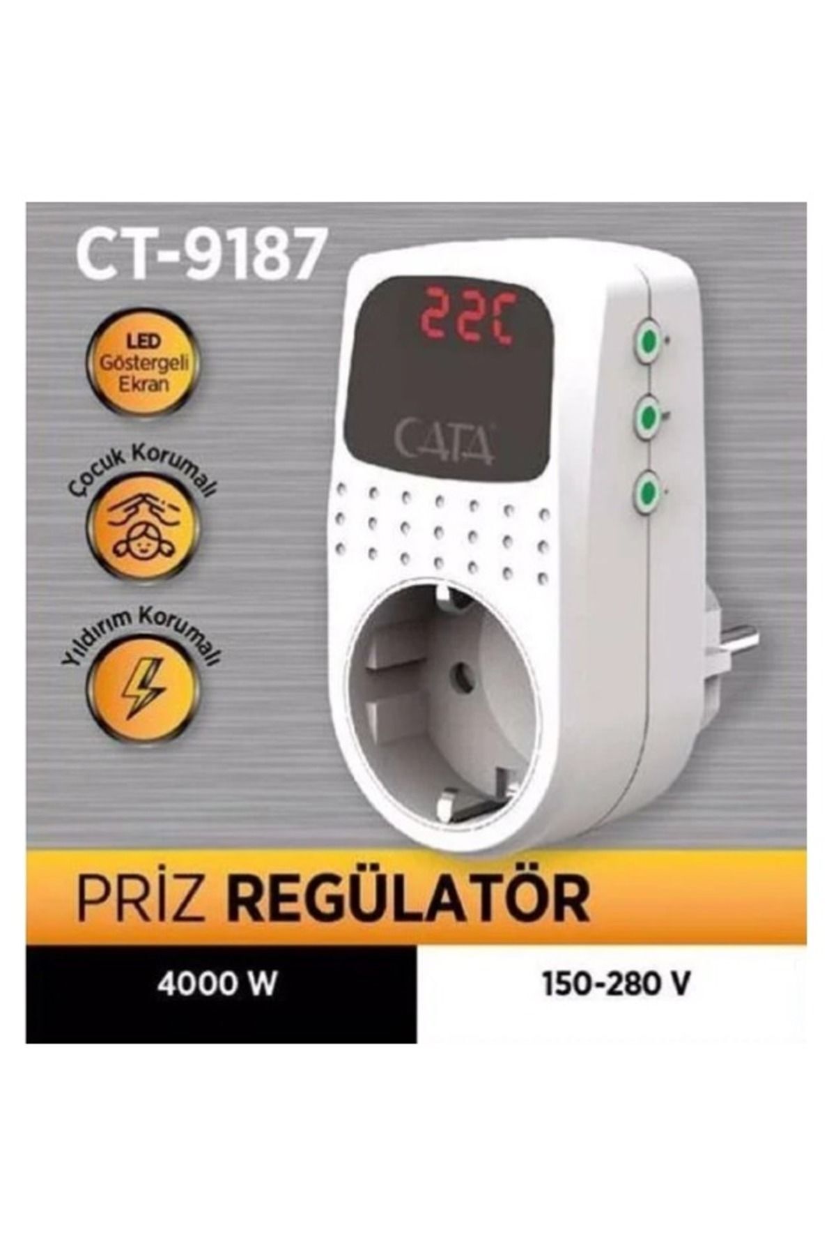 رگولاتور غواصی CT 9187 تنظیم کننده دیجیتال آهسته 4000W teknotrust