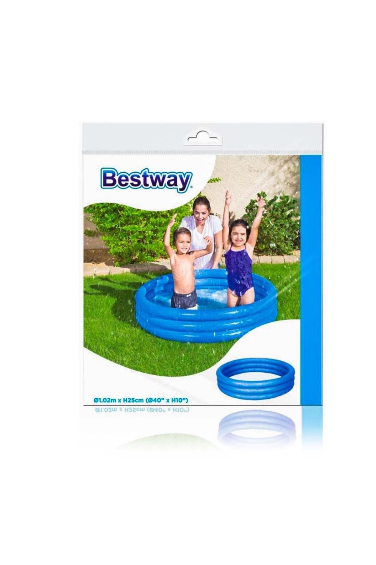 NW NessiWorld Nessiworld Bestway Renkli Şişme Çocuk Havuzu 102x25cm