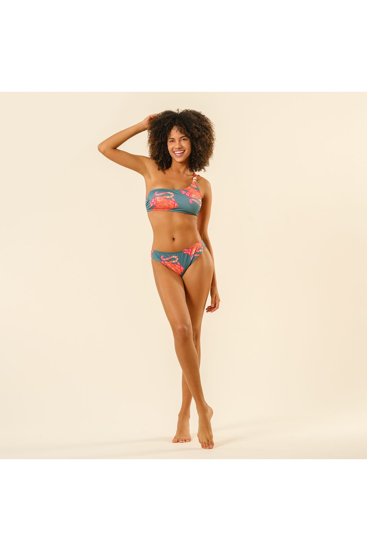 Zsa Zsa Zsu Daphne Polyester Bikini Altı 23x21 Cm Yeşil
