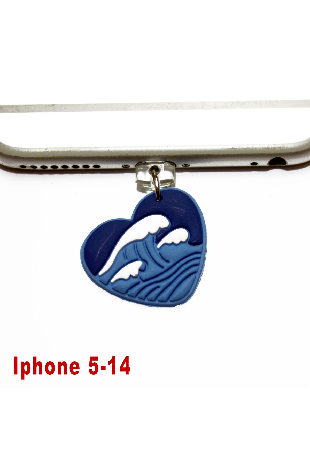 BK Design Iphone 5-14 Silikon Figürlü Telefon Şarj Portu Toz Tıpası Toz Tıkacı Charm IPCR1015