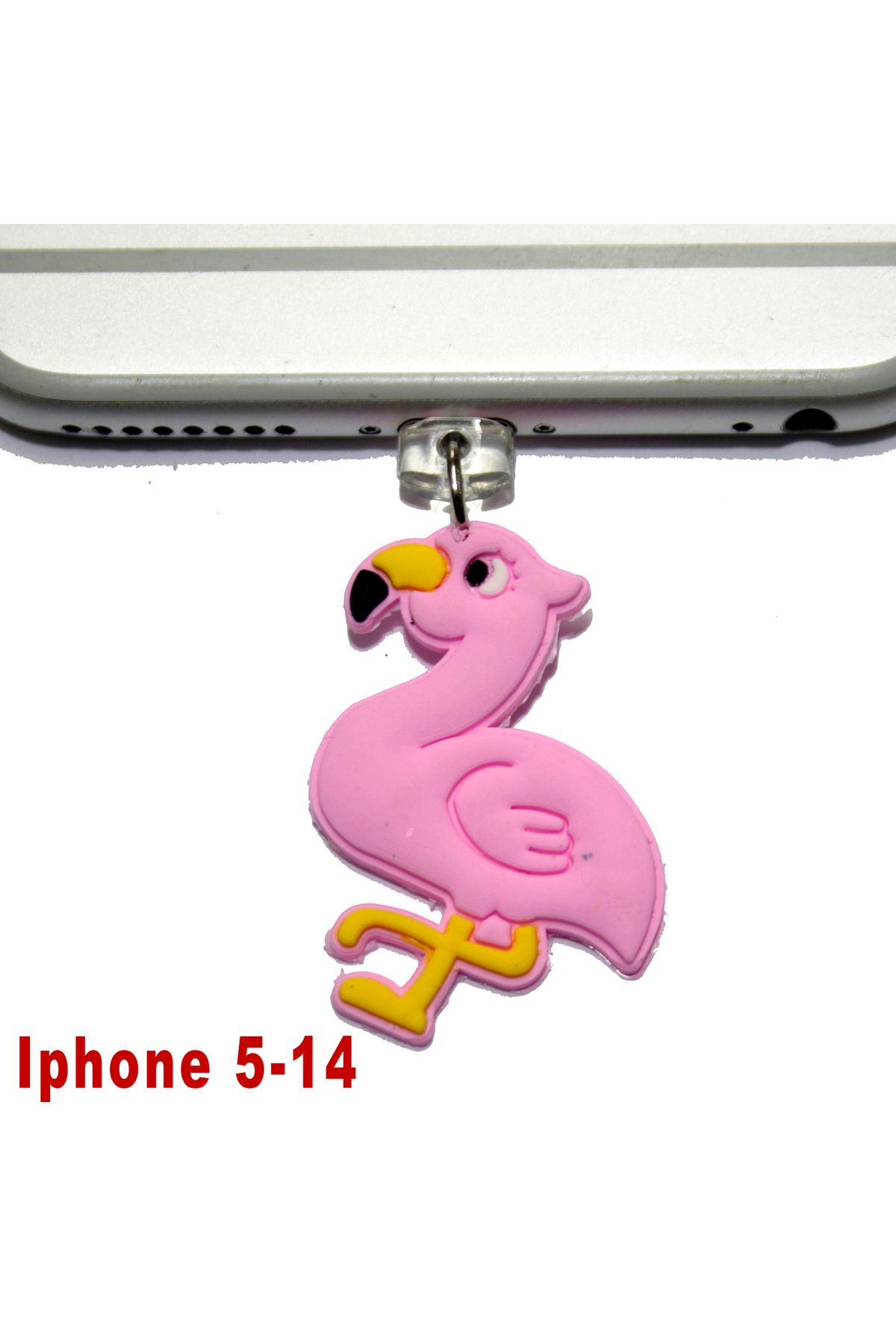 BK Design Iphone 5-14 Silikon Figürlü Telefon Şarj Portu Toz Tıpası Toz Tıkacı Charm IPCR1019