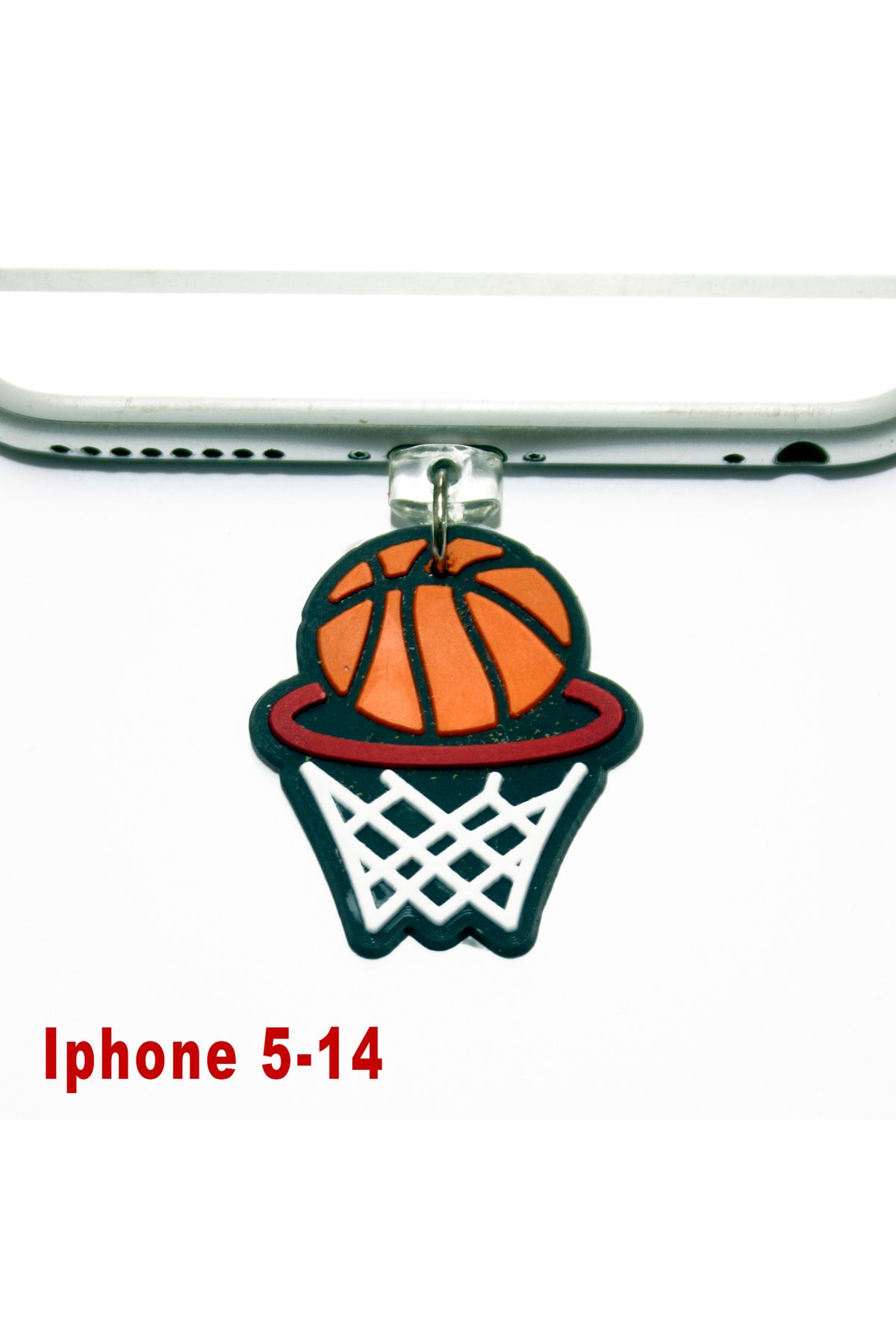 BK Design Iphone 5-14 Silikon Figürlü Telefon Şarj Portu Toz Tıpası Toz Tıkacı Charm IPCR1008